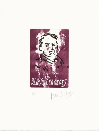 Aguafuerte Cortot - Blaise Cendrars