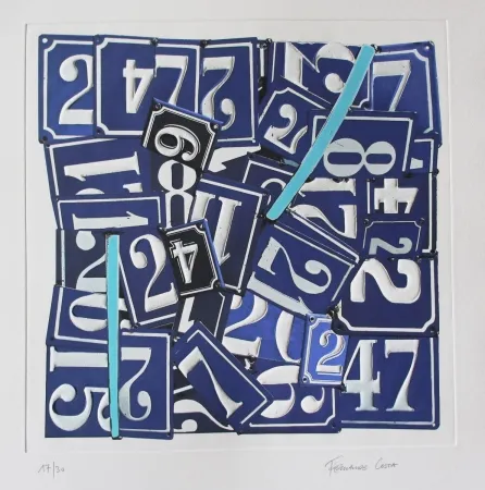 Grabado Costa - Chiffres 