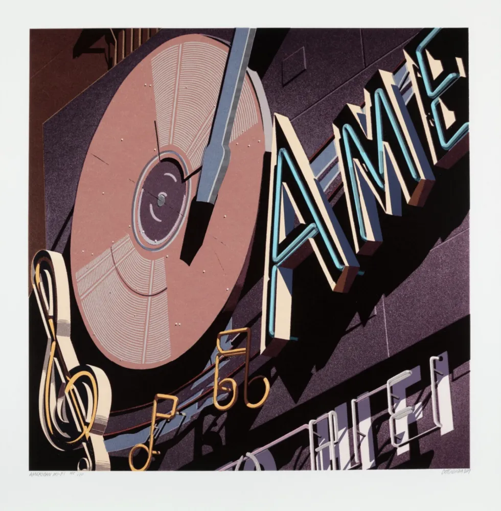 Serigrafía Cottingham - American Hi-Fi