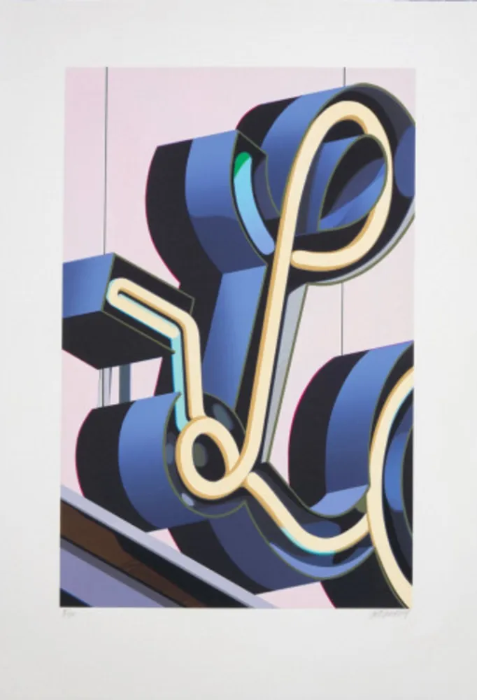 Litografía Cottingham - L (from An American Alphabet)