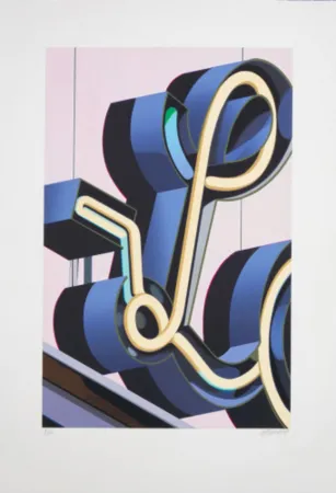 Litografía Cottingham - L (from An American Alphabet)