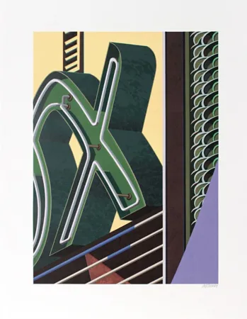 Litografía Cottingham - The Letter X