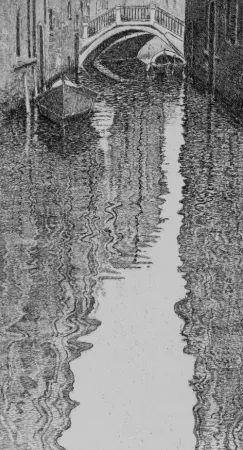 Aguafuerte Cotugno  - Riflessi veneziani