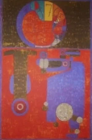 Litografía Courtin - Imbecile heureux