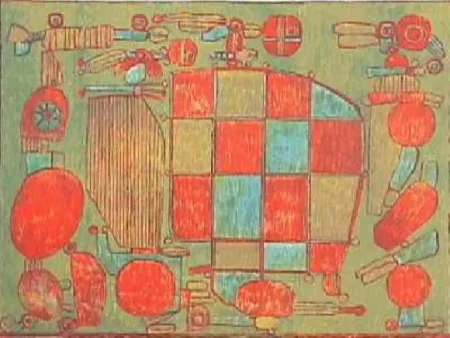 Litografía Courtin - Parent du coté gauche 