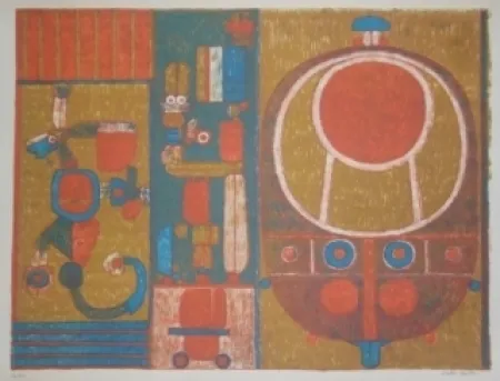 Litografía Courtin - Vérité cruelle d'un jeu ancien