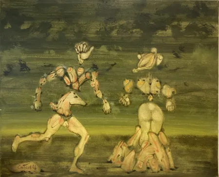 Sin Técnico Coutaud - Huile sur papier