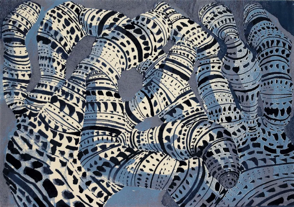 Múltiple Cragg - Form Code (Blue)