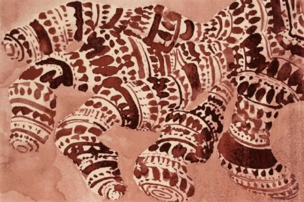 Múltiple Cragg - From Code (Red)