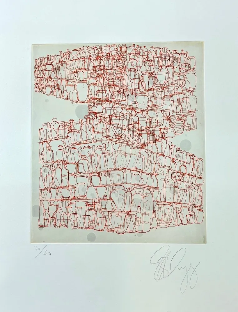 Aguafuerte Cragg - Sin titulo