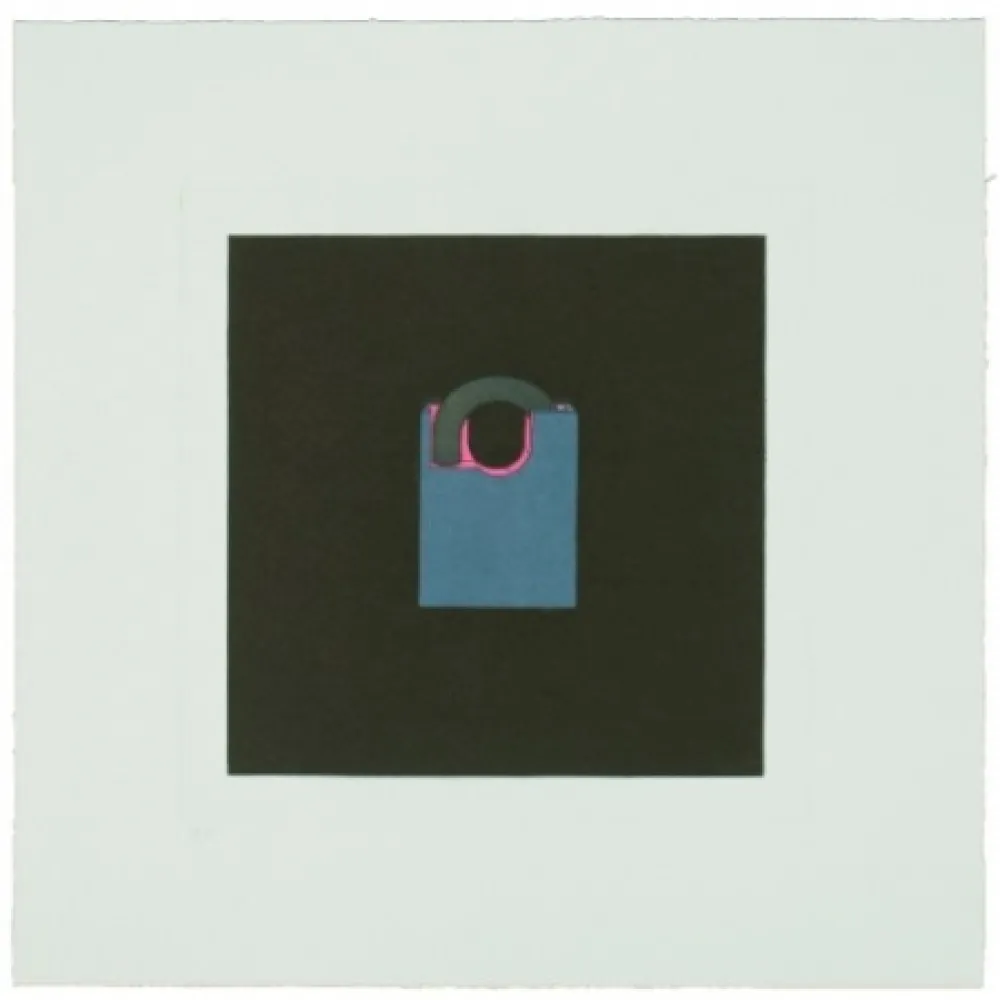 Grabado Craig-Martin - The Catalan Suite I - Padlock