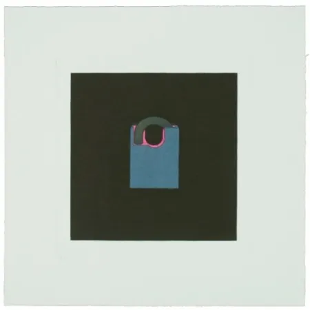 Grabado Craig-Martin - The Catalan Suite I - Padlock