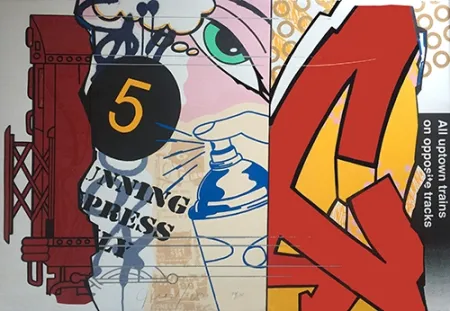 Serigrafía Crash - All Uptown Trains