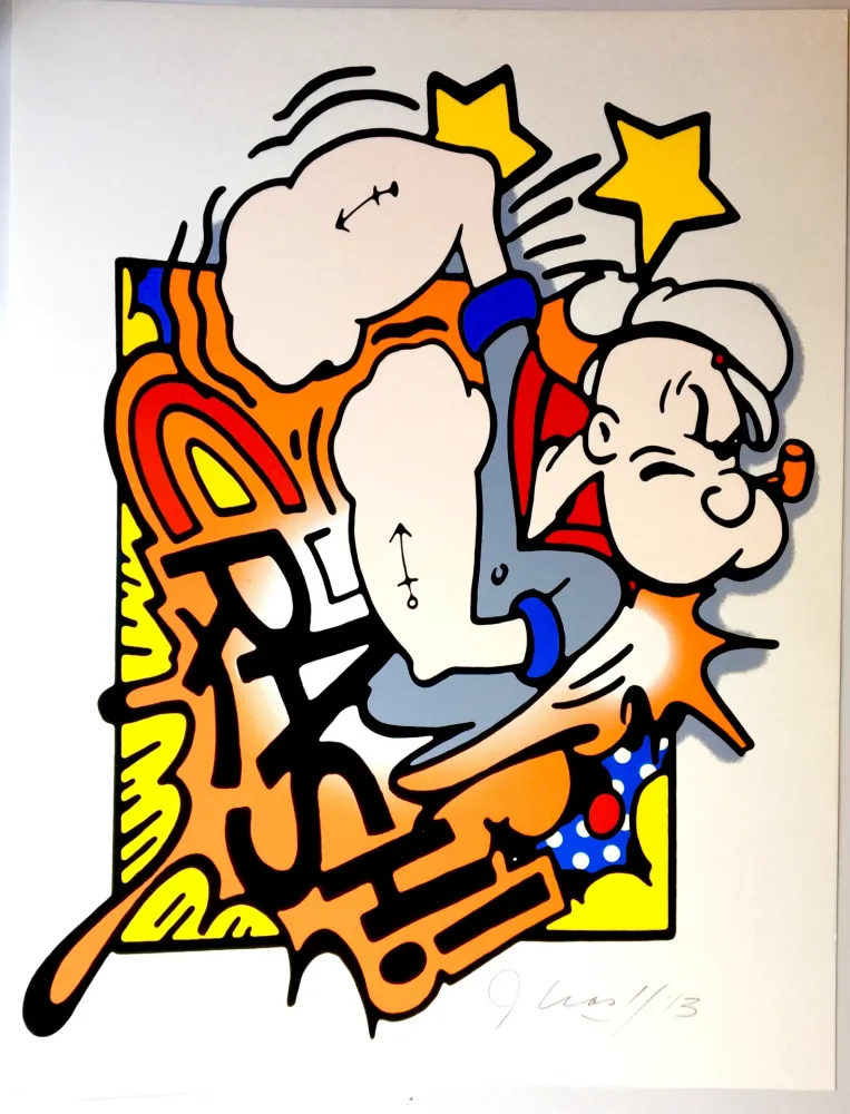 Serigrafía Crash - Popeye
