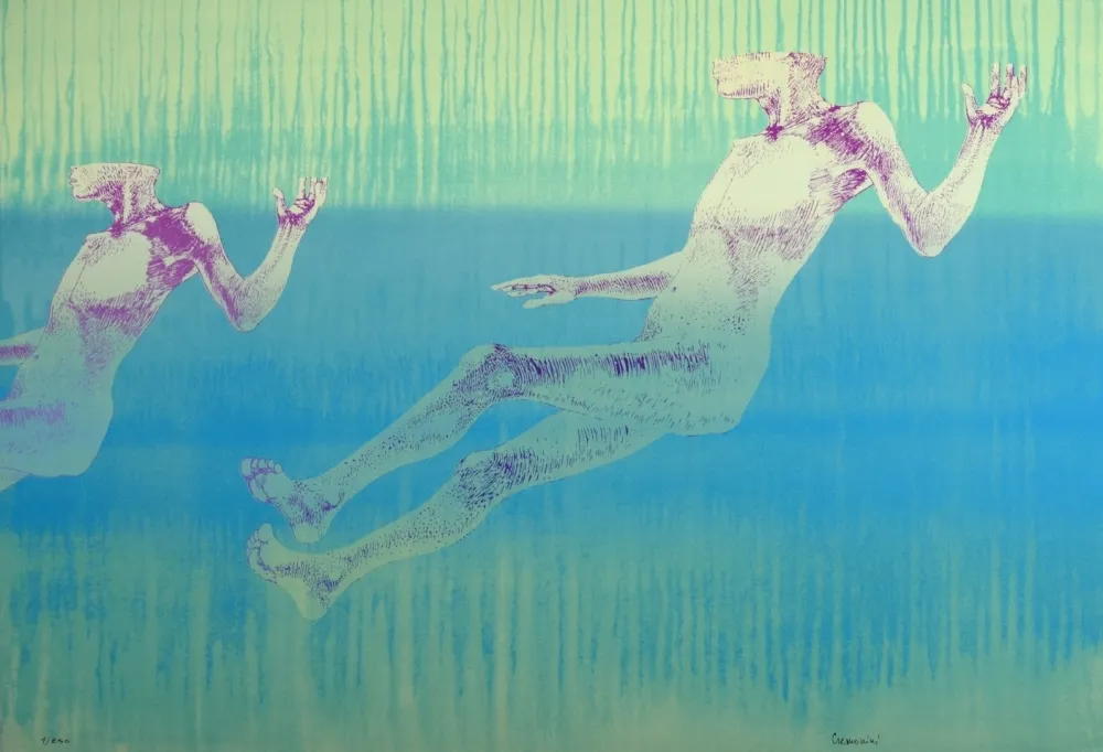 Serigrafía Cremonini - Composition