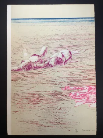 Litografía Cremonini - La pelle al sole