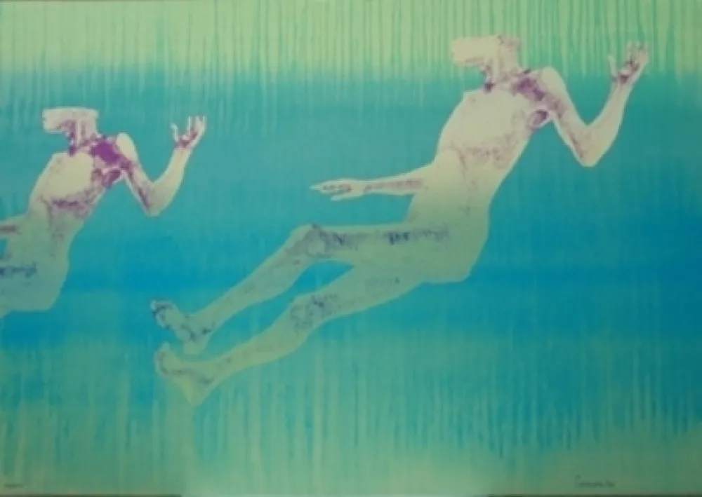 Litografía Cremonini - Olympique 92