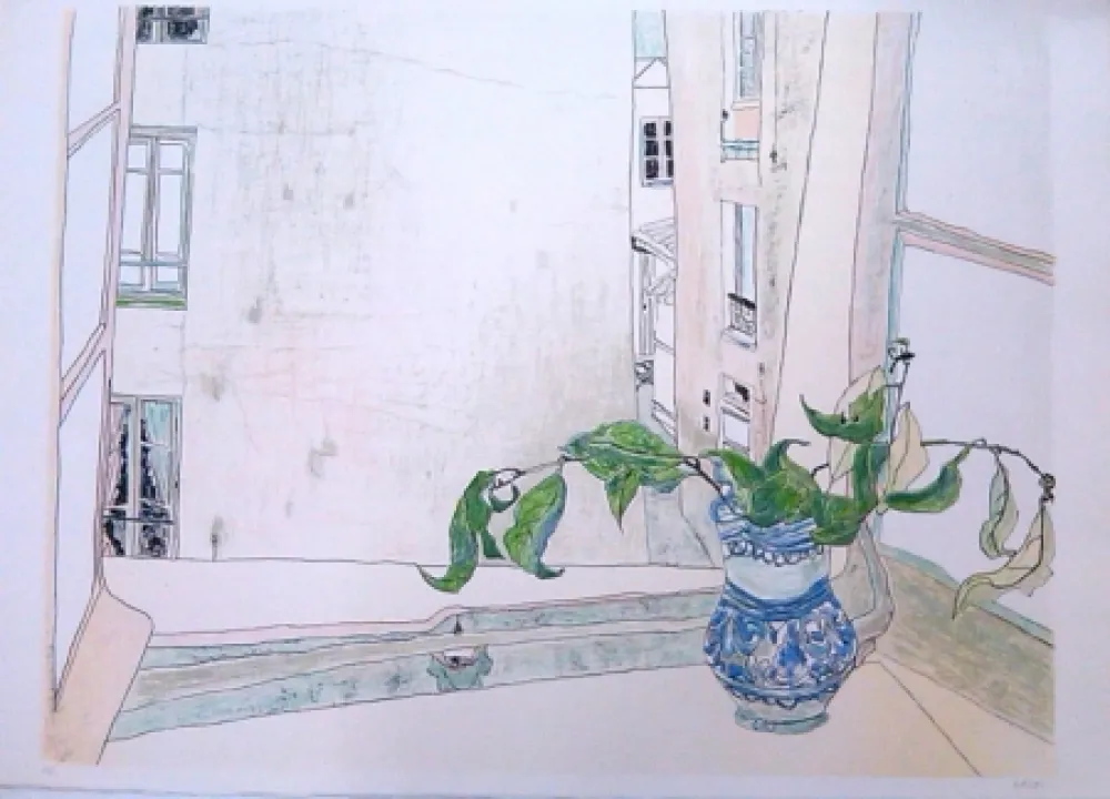 Litografía Cristi - Untitled