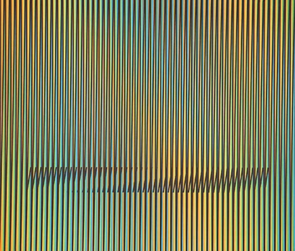 Litografía Cruz-Diez - Caura-1