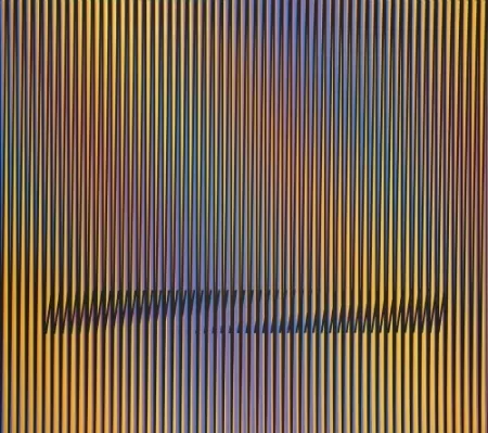 Litografía Cruz-Diez - Caura-4