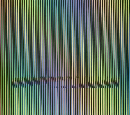 Litografía Cruz-Diez - Caura-7	