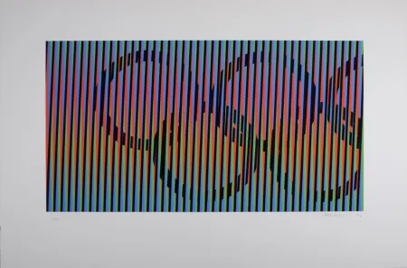 Serigrafía Cruz-Diez - Composition