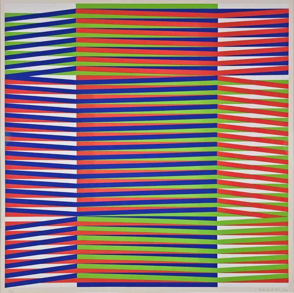 Serigrafía Cruz-Diez - Couleur Additive. No 8