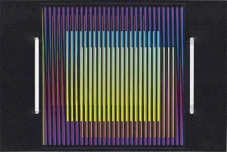 Múltiple Cruz-Diez - Cromointerferencia Manipulable