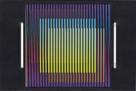 Múltiple Cruz-Diez - Cromointerferencia manipulable feria estampa