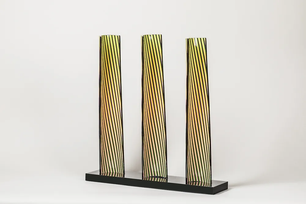 Cerámica Cruz-Diez - Cromovela Tryptich 18