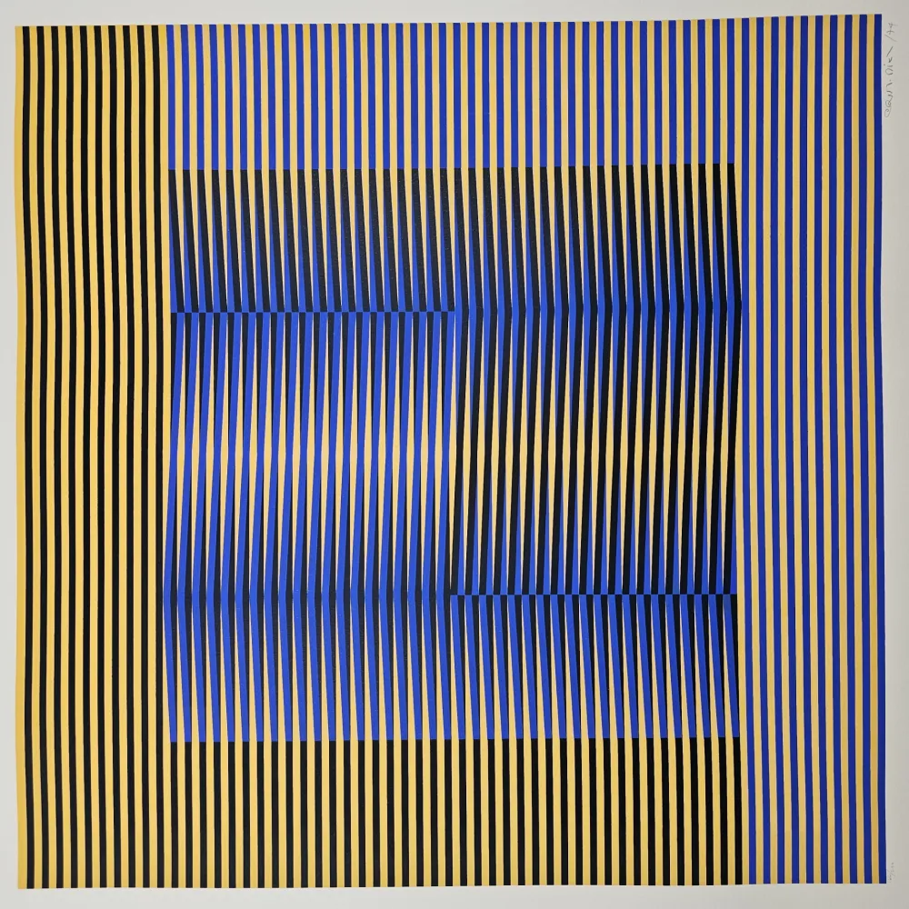 Serigrafía Cruz-Diez - Induction Chromatique