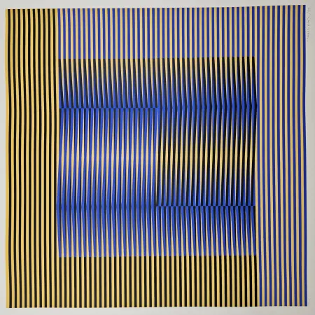 Serigrafía Cruz-Diez - Induction Chromatique