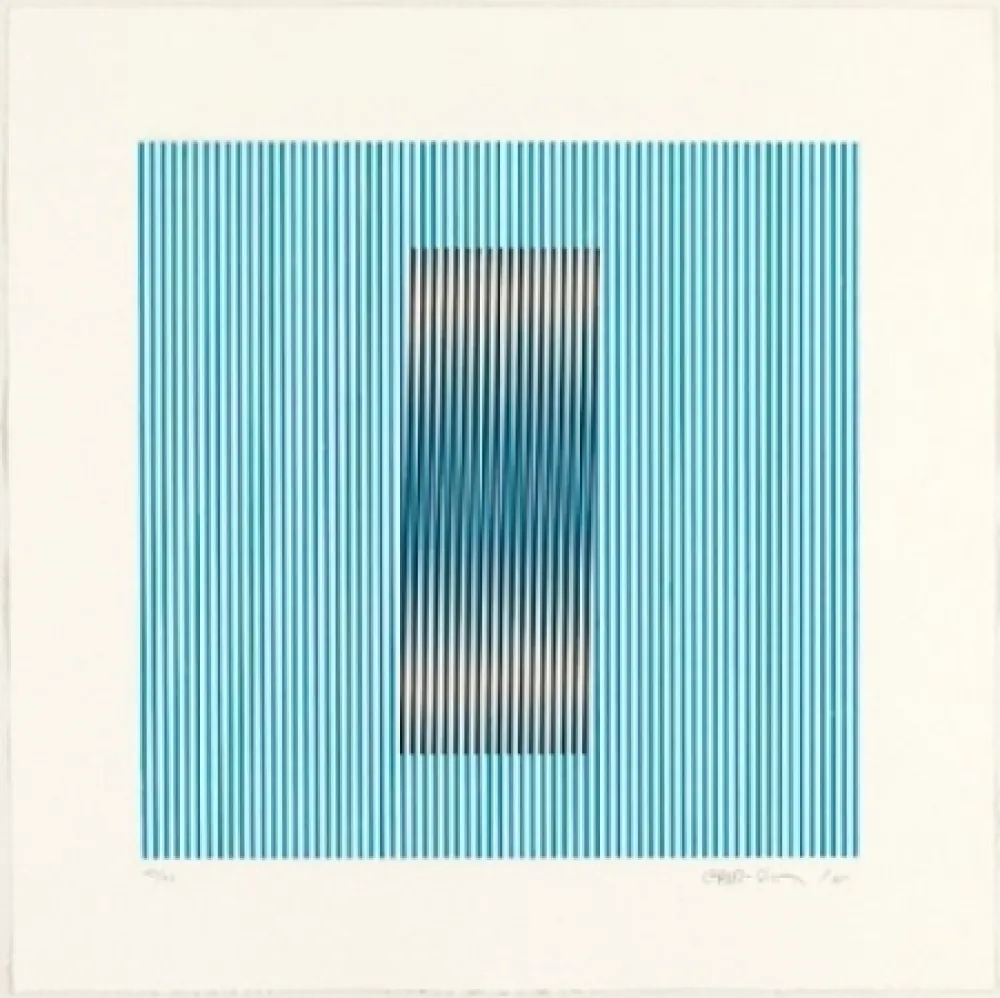 Aguafuerte Y Aguatinta Cruz-Diez - Induction del Amarillo Barcelona 