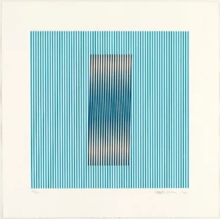 Aguafuerte Y Aguatinta Cruz-Diez - Induction del Amarillo Barcelona 