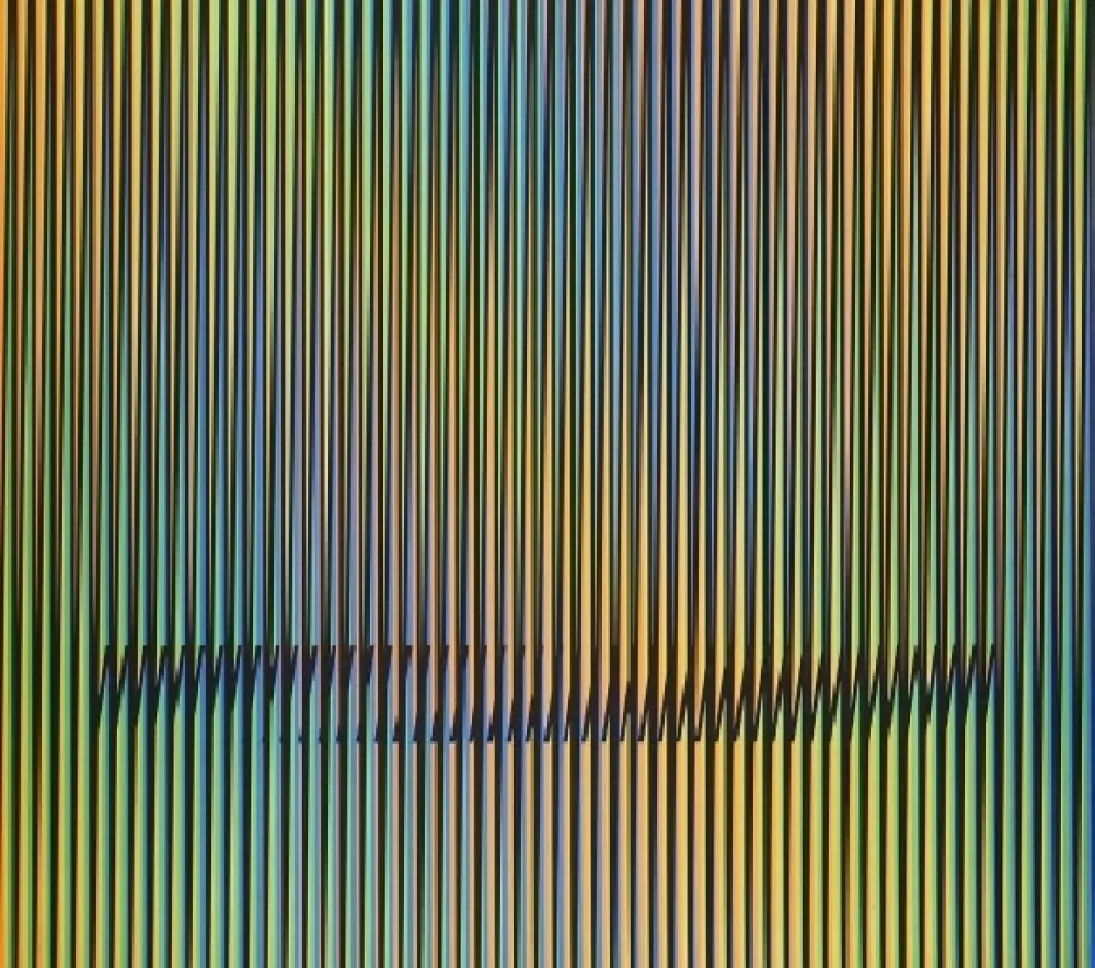 Litografía Cruz-Diez - Serie Caura - 1