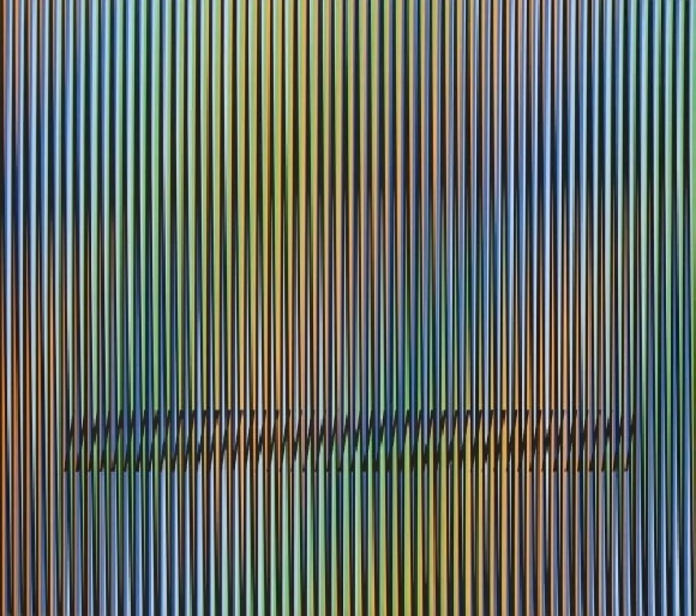 Litografía Cruz-Diez - Serie Caura - 14