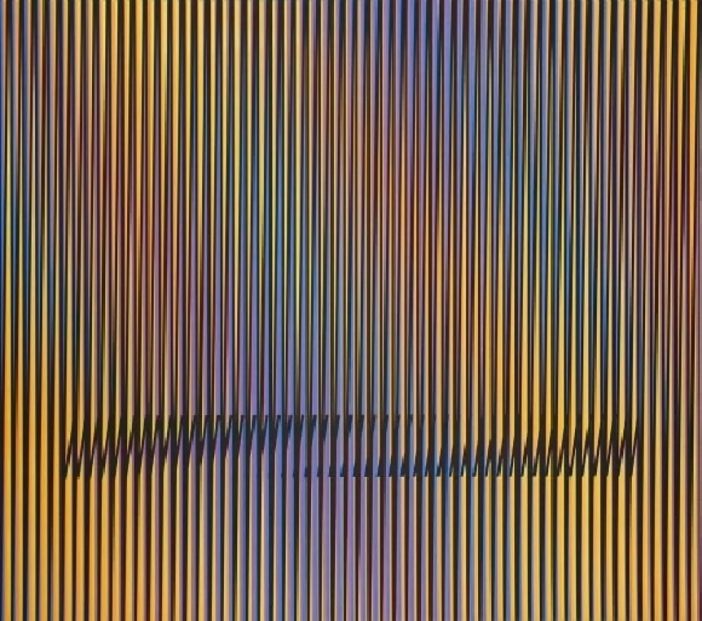 Litografía Cruz-Diez - Serie Caura - 6