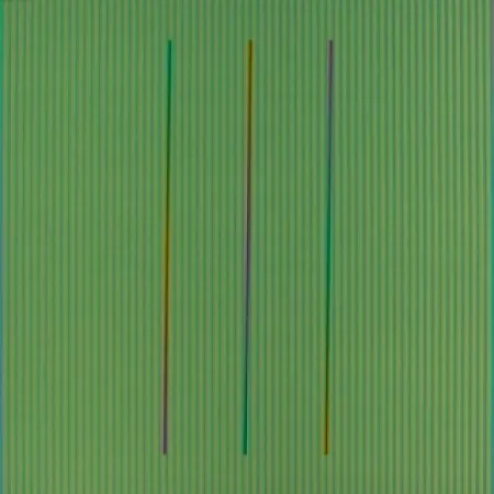 Litografía Cruz-Diez - Serie Semana - Sábado	