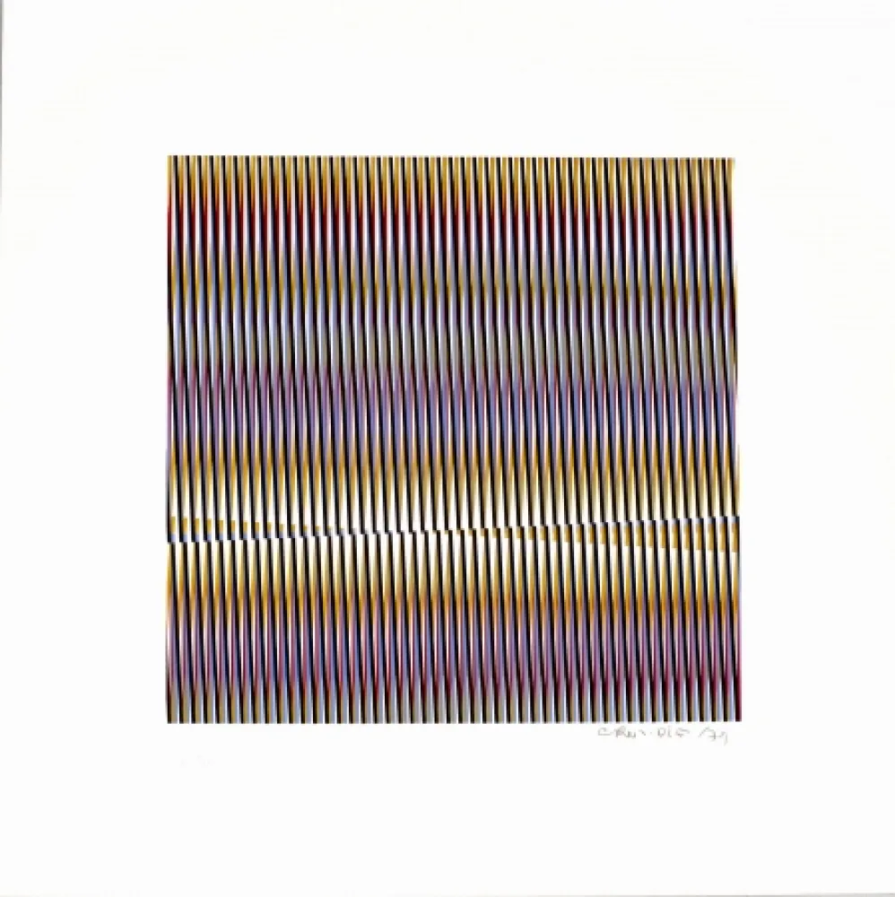 Serigrafía Cruz-Diez - Sin Titulo 