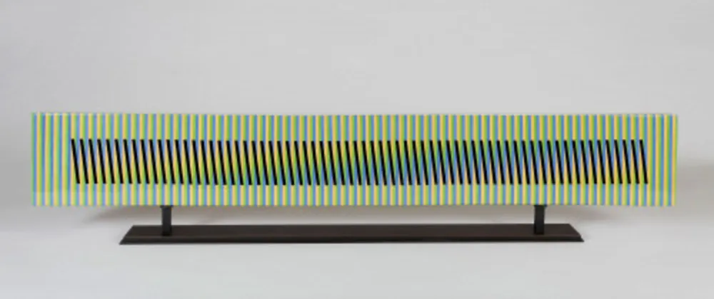 Cerámica Cruz-Diez - Stèle horizontale 9