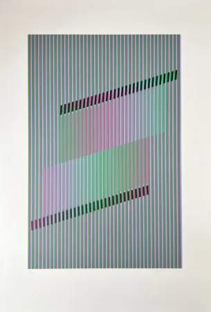 Serigrafía Cruz-Diez - Untitled