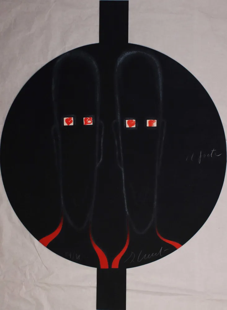 Aguatinta Cucchi - Il poeta