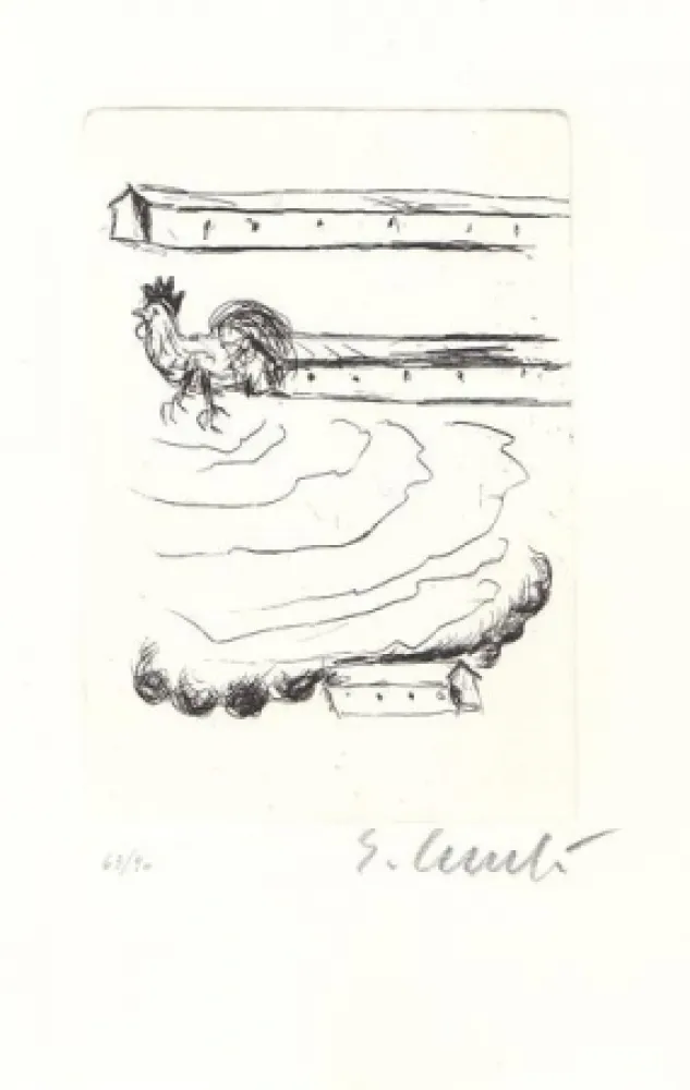 Aguafuerte Cucchi - Senza titolo