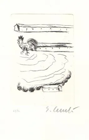 Aguafuerte Cucchi - Senza titolo