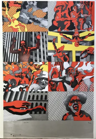 Litografía Cueco - Grèves et manifestations