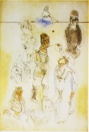 Aguafuerte Y Aguatinta Cuevas - Barrio chino II