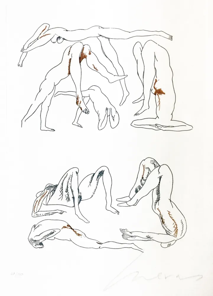 Grabado Cuevas - CONTORSIONISTA