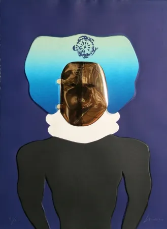 Talla En Madera Cuevas - La Mascara from the Homage to Quevedo Portfolio