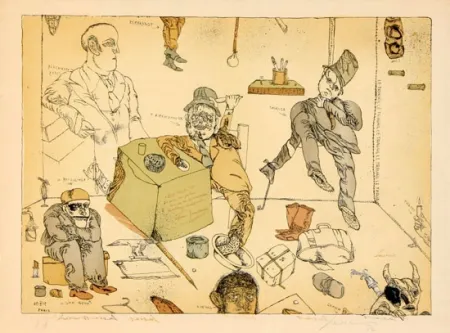 Litografía Cuevas - La Rue des Mauvais Garcons