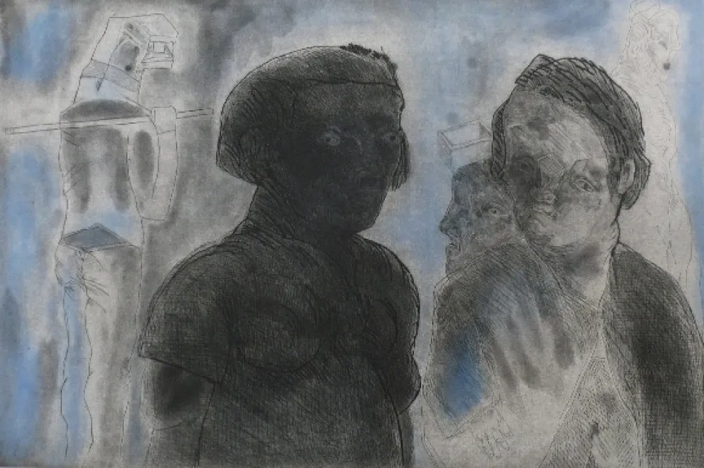 Aguafuerte Y Aguatinta Cuevas - Pescadores de Blanes